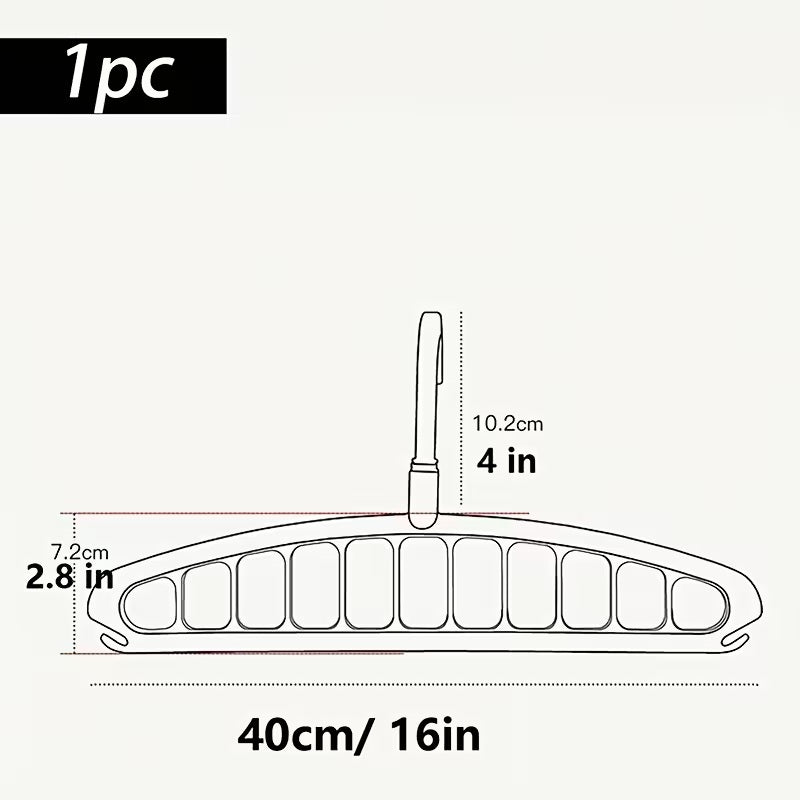 Promo 2x1 Percha Plegable De Ropa Organizadora 11 Orificios