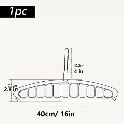 Promo 2x1 Percha Plegable De Ropa Organizadora 11 Orificios