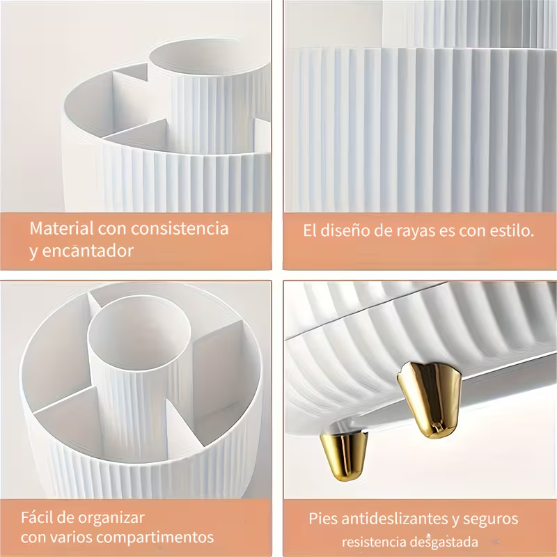 Organizador Giratorio 360° Para Maquillaje Y Cosméticos