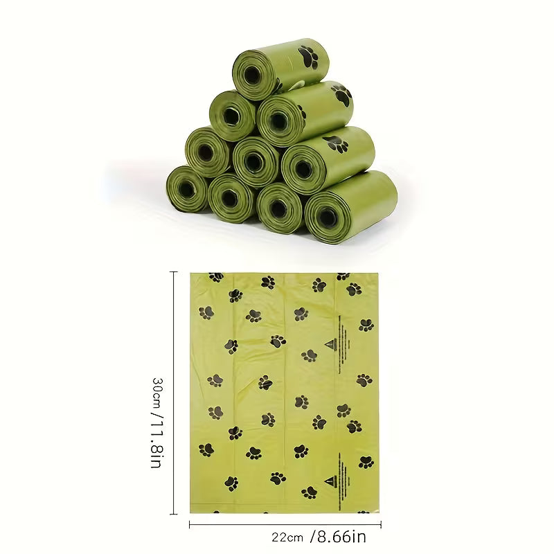 Super Pack de 5 Rollos de Bolsas de Residuos para Mascotas (100 Bolsas en total)