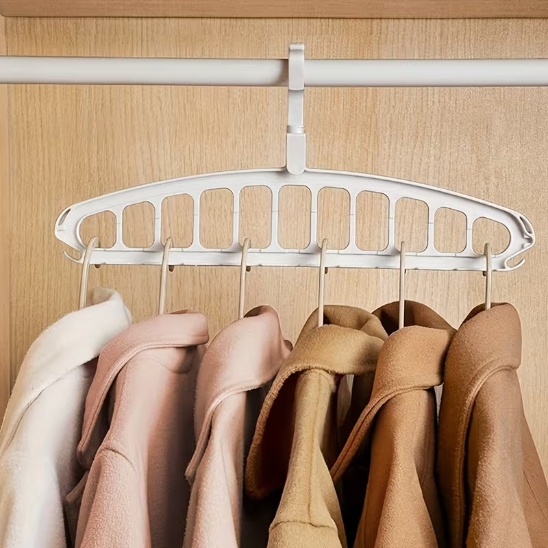 Promo 2x1 Percha Plegable De Ropa Organizadora 11 Orificios