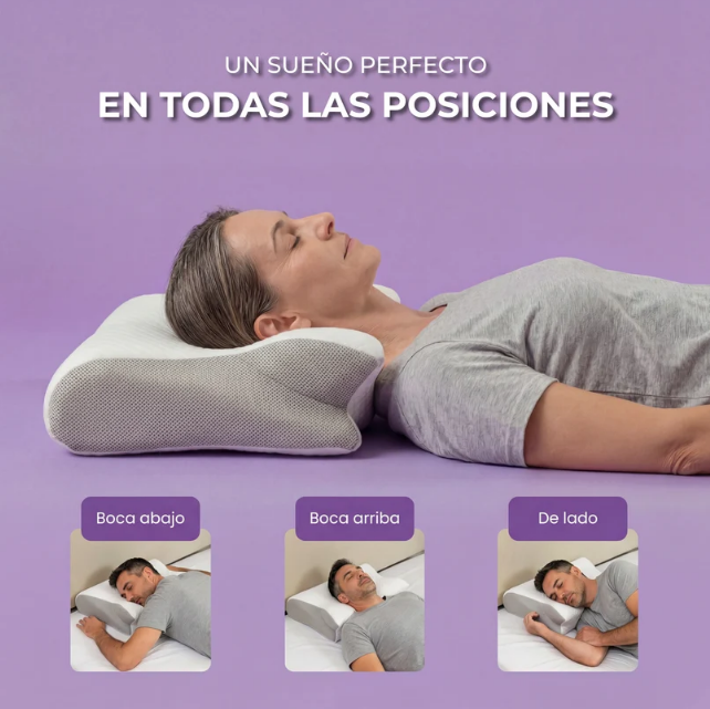 Almohada Cervical Ergonómica Anatómica — Soporte de Cuello y Alineación Cervical