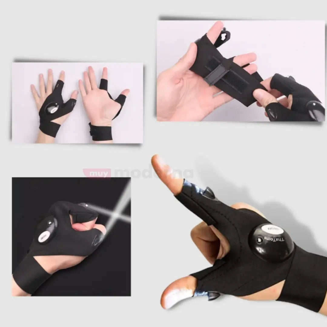 Guantes Con Linterna (Par) – Manos Libres