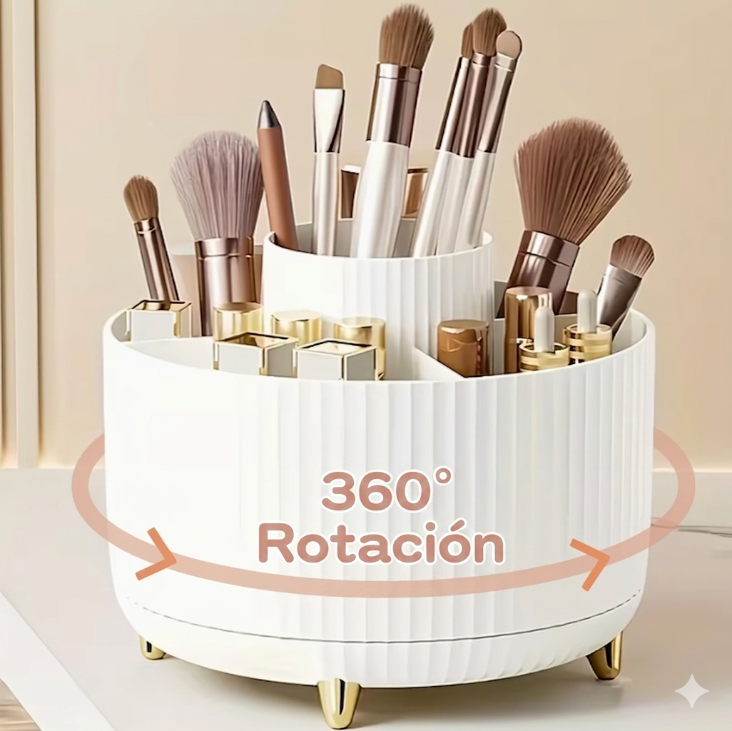 Organizador Giratorio 360° Para Maquillaje Y Cosméticos