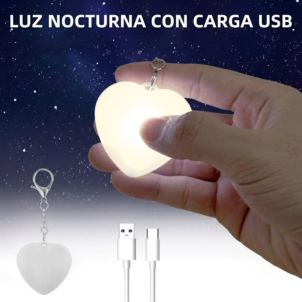 Luz Led Recargable Para Cartera O Bolso + Cable USB